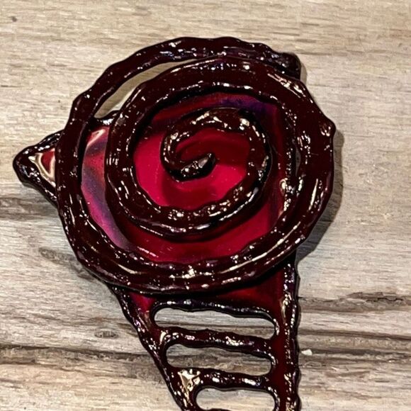 Original Brooch By David Wright Custom Made From ChromePlate NWT - Picture 2 of 6